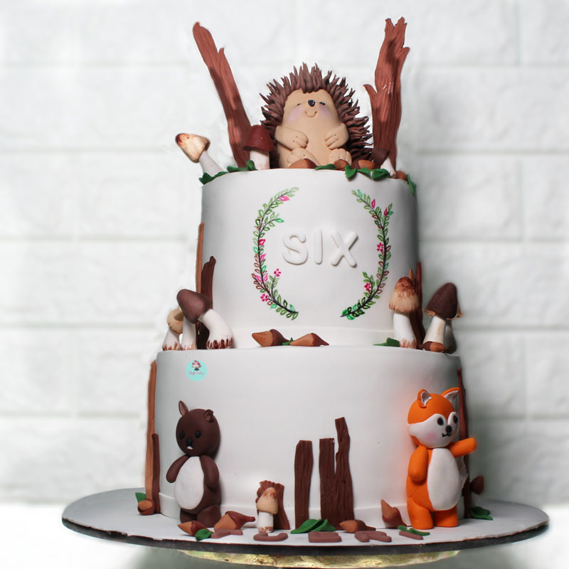 Porcupine-Theme-Cake