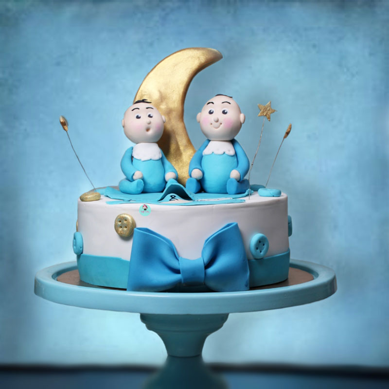 Twins-Baby-Theme-Cake