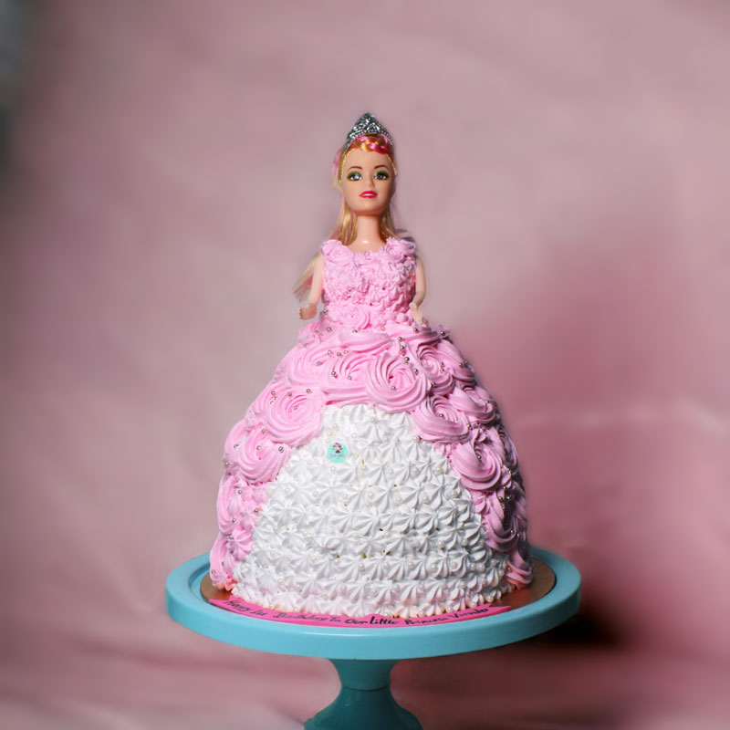 Pink-Princess-Doll-Cake