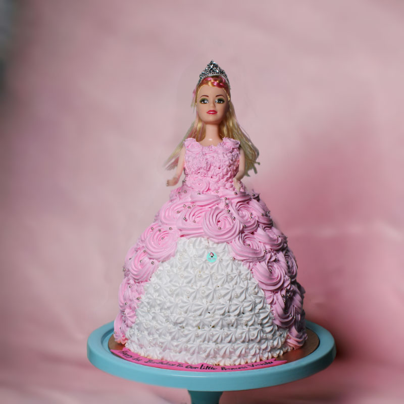 Pink Princess Doll Cake