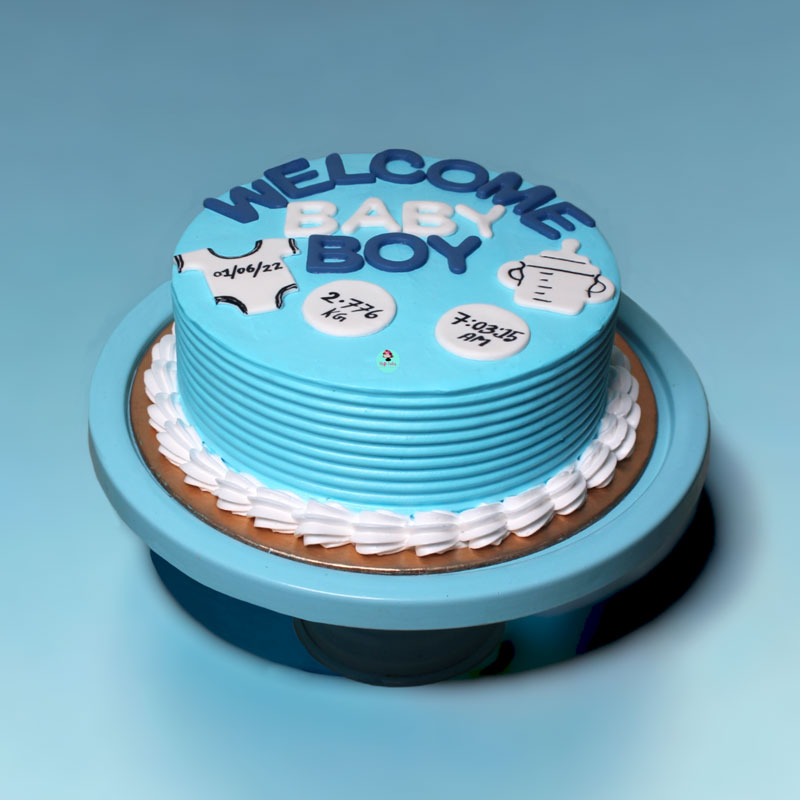 Welcome-Baby-Boy-Cake