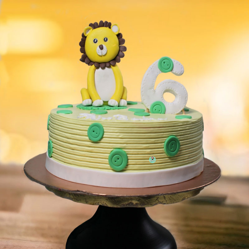 Cute-Kids-Lion-Cake