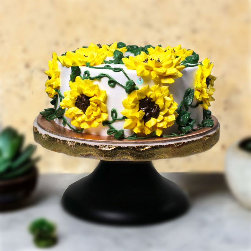 Blooming-Sunflower-Cake