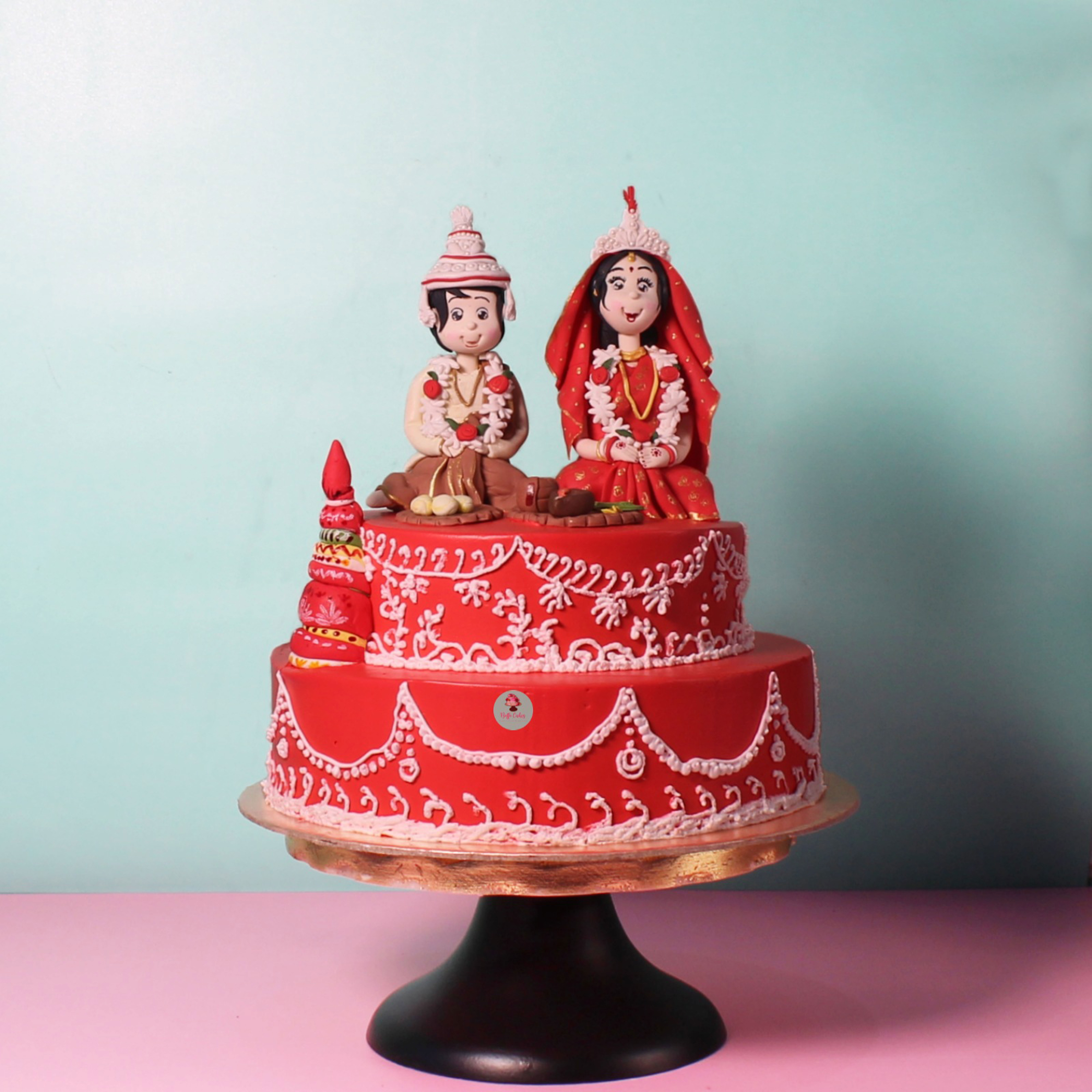 Bengali-Wedding-Theme-Cake