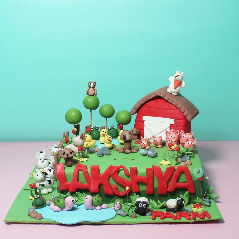 Animal Farm Theme Cake