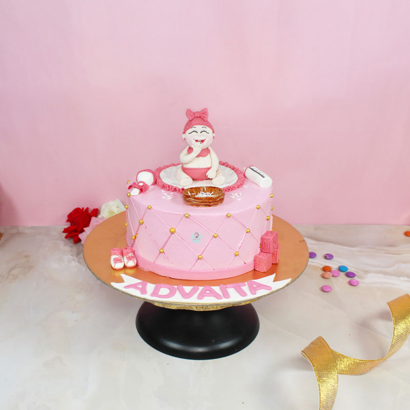 Cute Annaprashan Cake