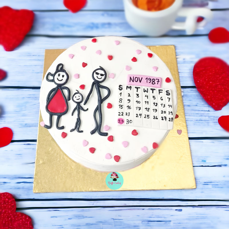 Anniversary-Calendar-Cake