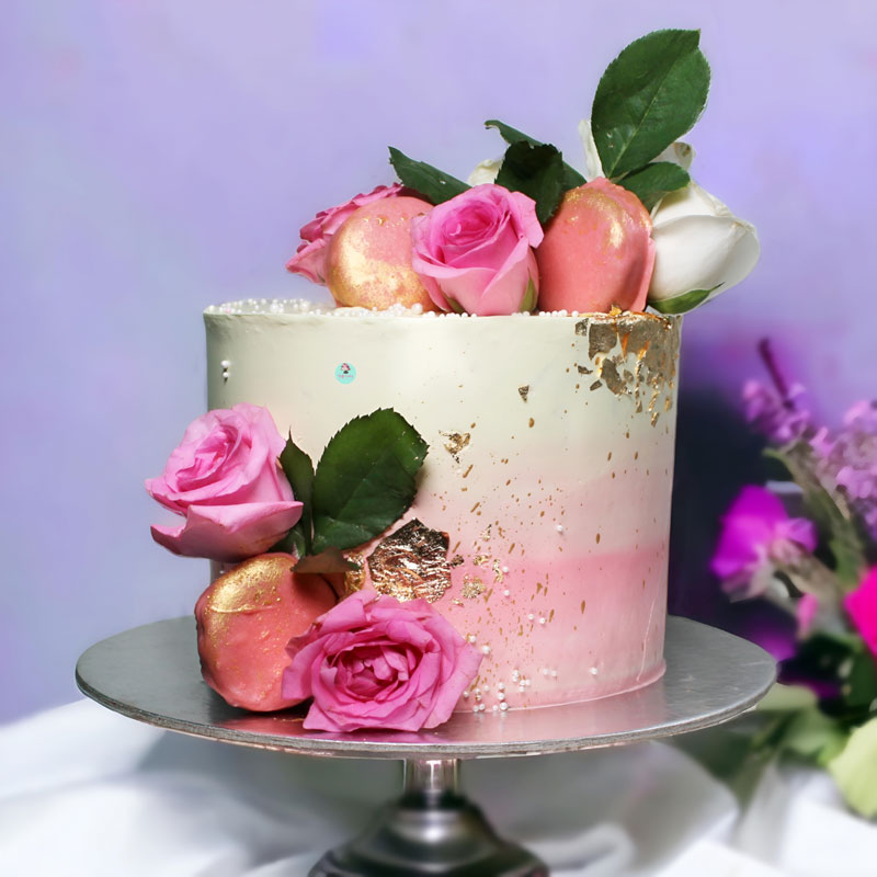 Pink-Blossom-Birthday-Cake