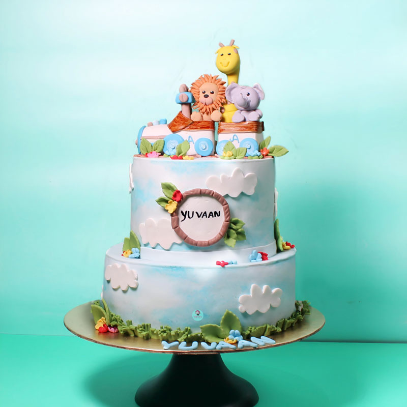 Kids-Animal-Theme-Cake