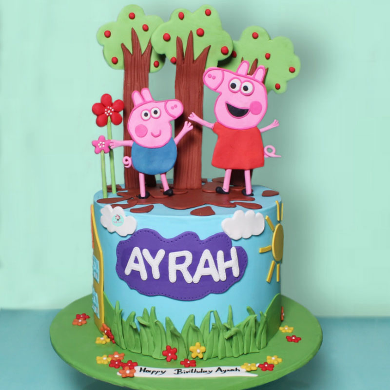 Peppa-Pig-Theme-Cake