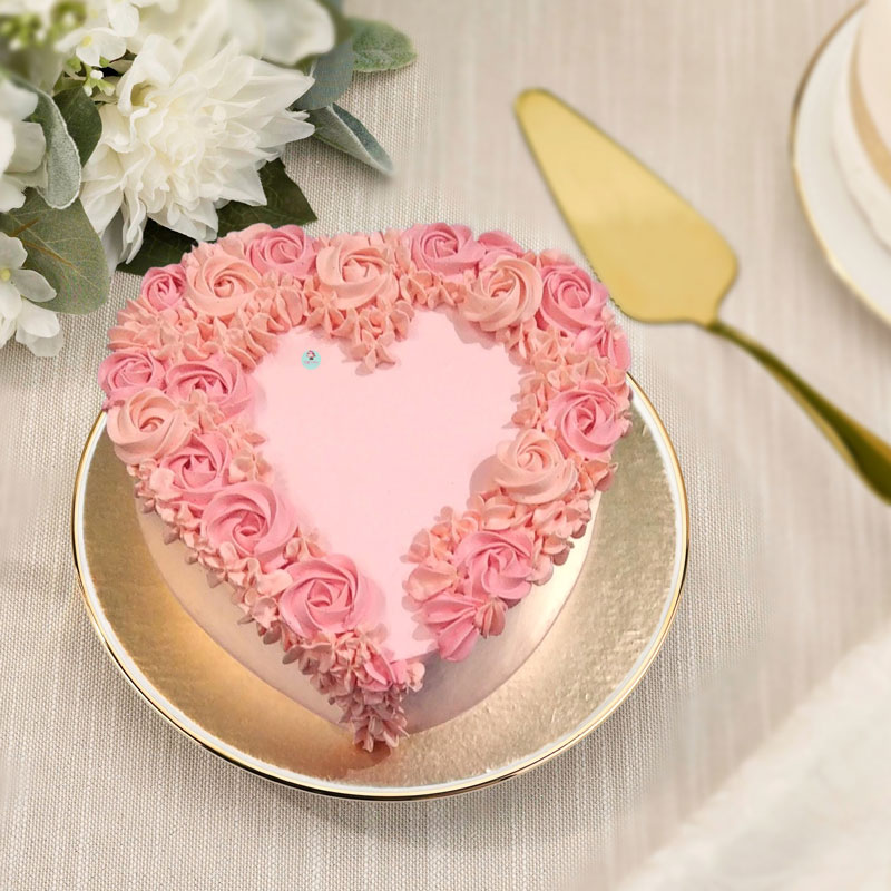 Pink-Heart-Cake